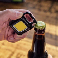 Load image into Gallery viewer, LED Powerful Rechargeable COB Keychain Flashlight