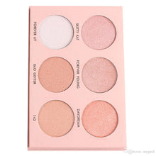 Load image into Gallery viewer, Miss Rose 6 Colors Faced Makeup Bronzers Highlighters illuminator Palette