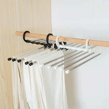 Load image into Gallery viewer, 5 in 1 Stainless Steel Multi-function Portable Foldable Clothes Hanger