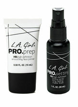 Load image into Gallery viewer, LA Girl PRO Prep HD Face Primer &amp; Makeup Setting Spray SET