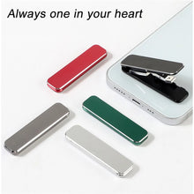 Load image into Gallery viewer, 1PC Universal Mini Invisible Foldable Mobile Phone Stand  Desktop Mount Material Holder Adjustable Angle