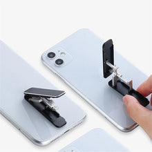 Load image into Gallery viewer, 1PC Universal Mini Invisible Foldable Mobile Phone Stand  Desktop Mount Material Holder Adjustable Angle