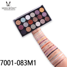 Load image into Gallery viewer, MISS ROSE 18-COLOR SEQUIN GLITTER EYESHADOW PALETTE