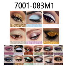 Load image into Gallery viewer, MISS ROSE 18-COLOR SEQUIN GLITTER EYESHADOW PALETTE