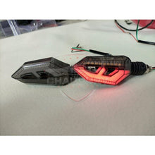 Load image into Gallery viewer, Motorcycle Bike DRL INDICATOR WITH FLOW LIGHT Eagle Eye Style
