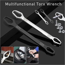 Load image into Gallery viewer, Universal Torx Wrench Adjustable Self-Tightening Wrench Board Multi-Function Double-Head Torx Spanner